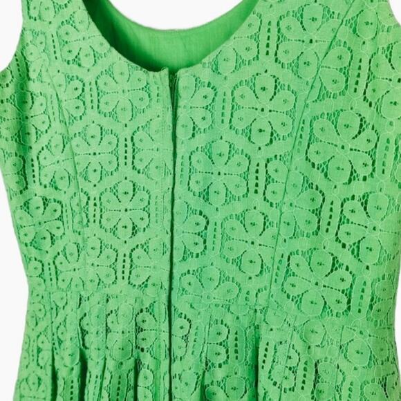 Lilly Pulitzer Lace Dress Posey Green Daisy Lane Coquette Wedding Guest Twee 8 - Picture 6 of 10